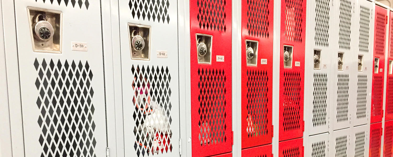 Change room lockers