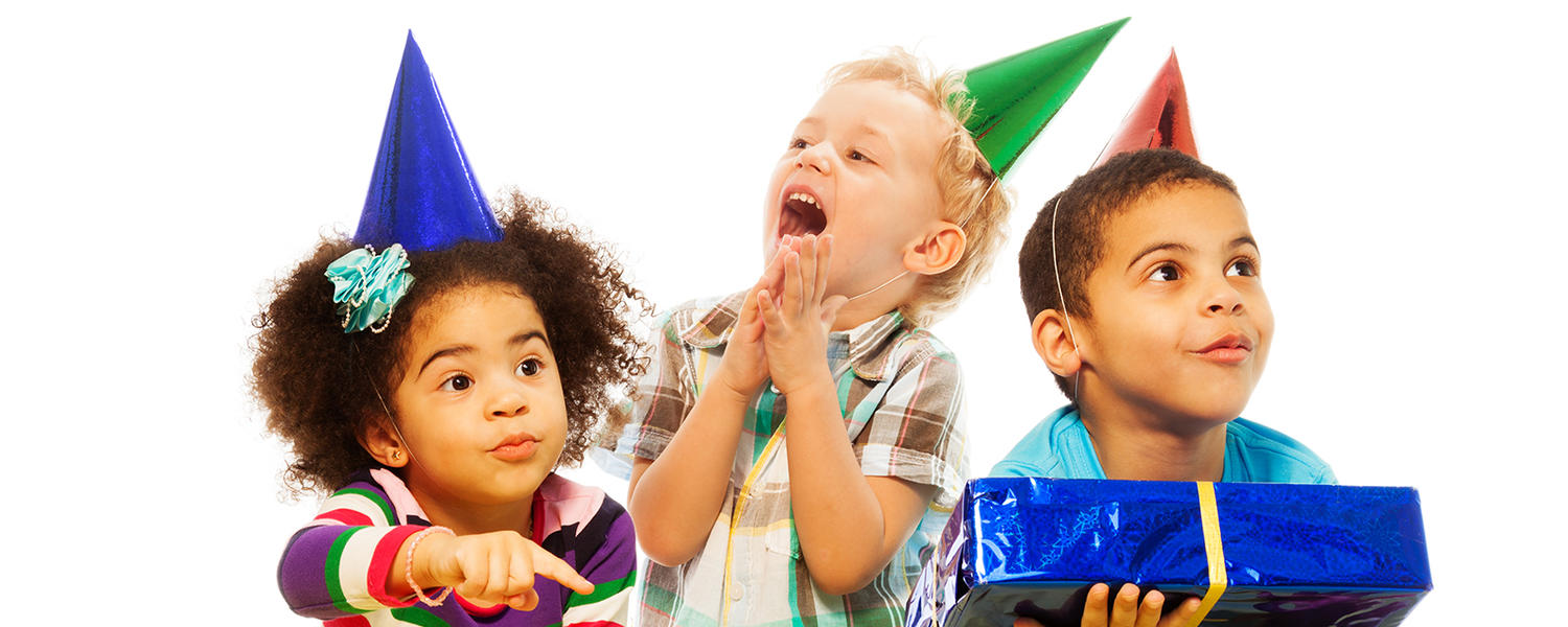 kids at a birthday party