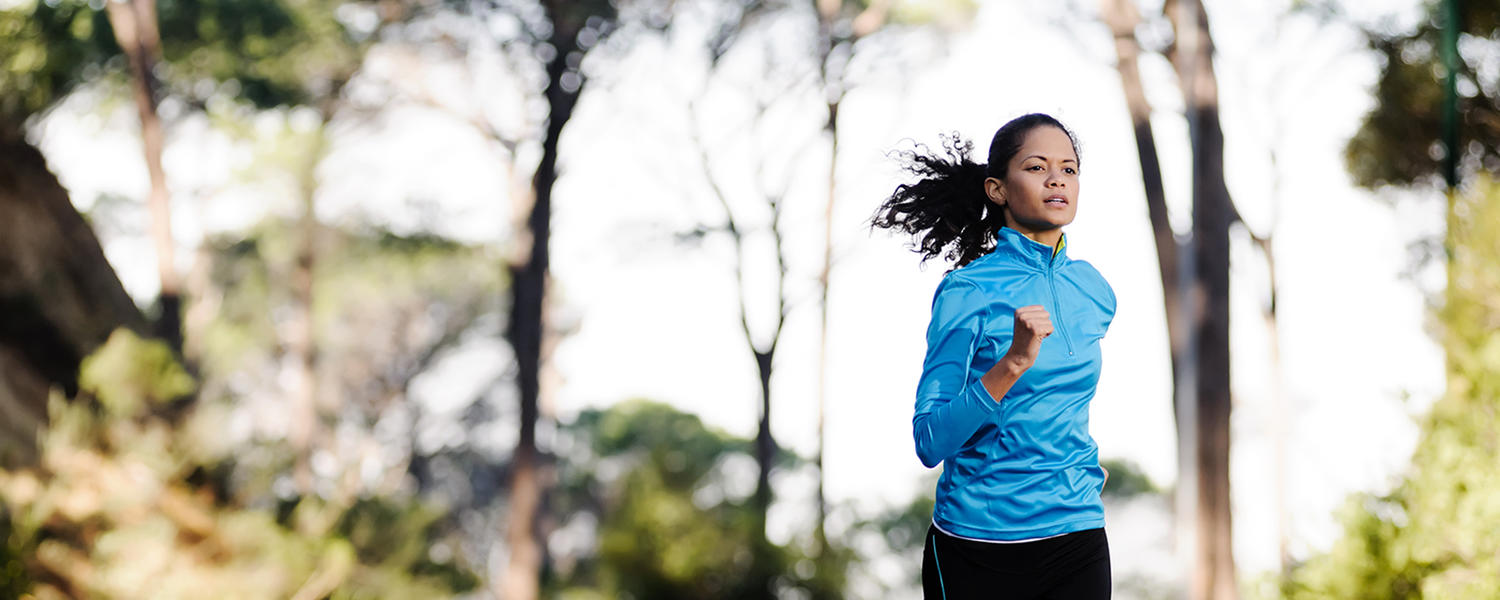 Teen running