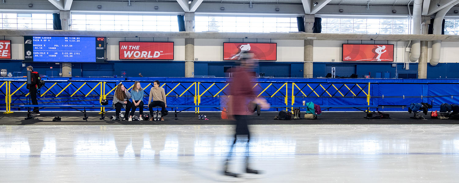 Public skating at the Olympic Oval