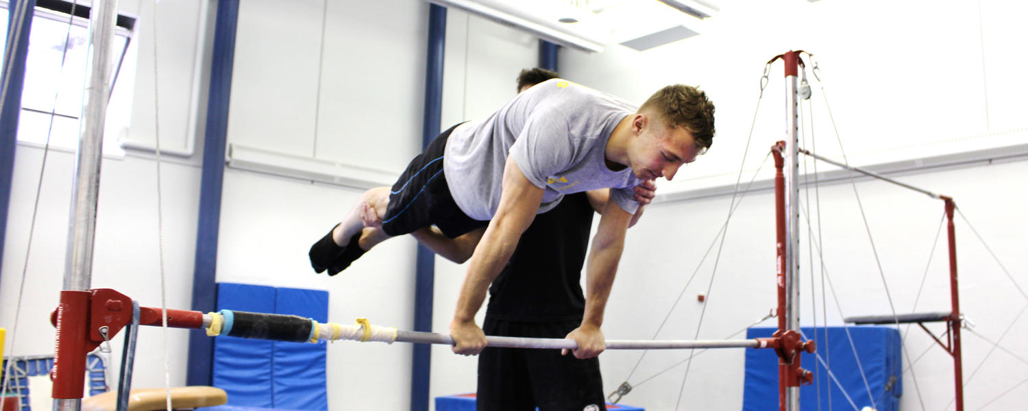 Gymnastics lesson at the University of Calgary