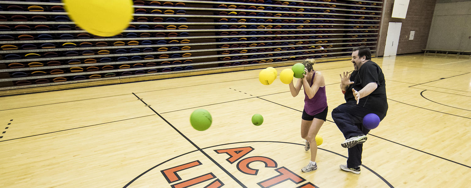 Dodgeball intramurals at University of Calgary