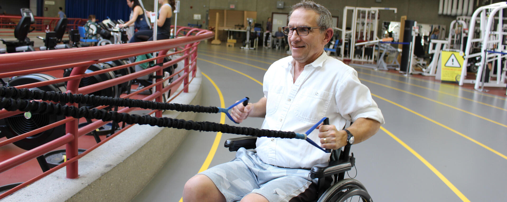 a person doing rehab programs