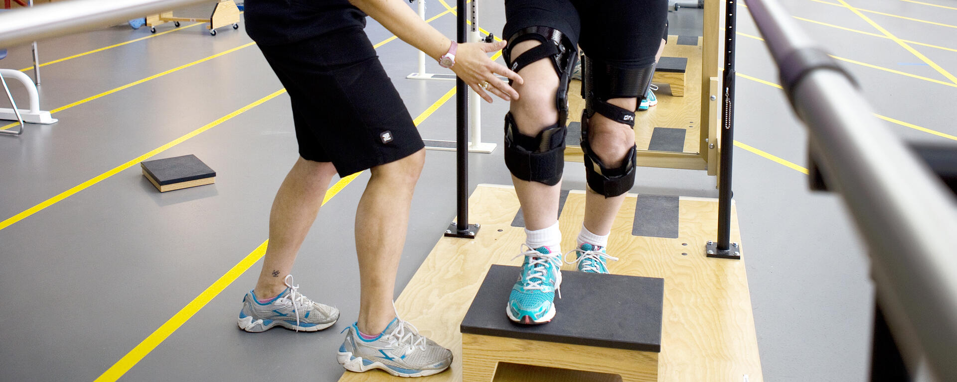 person undergoing rehab program