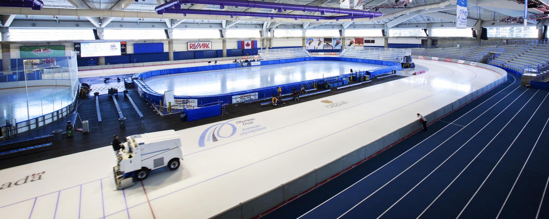the olympic oval ice rink
