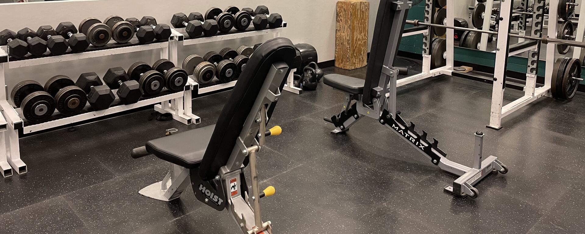 workout space at foothills