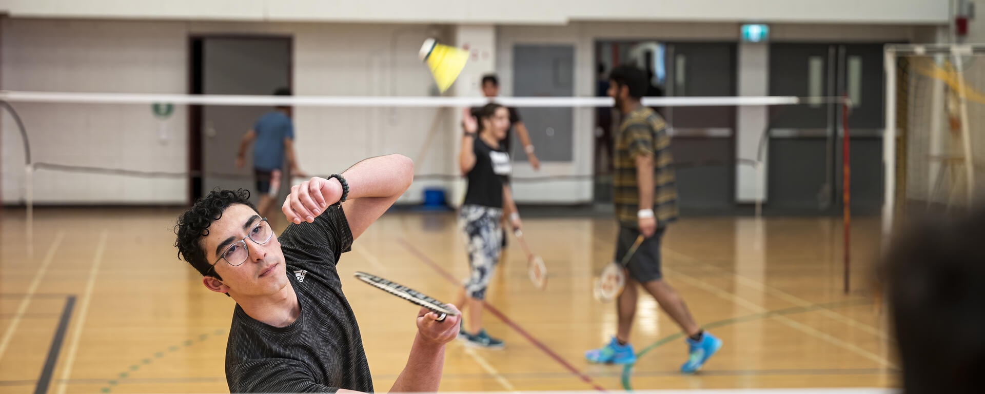 badminton at red gym