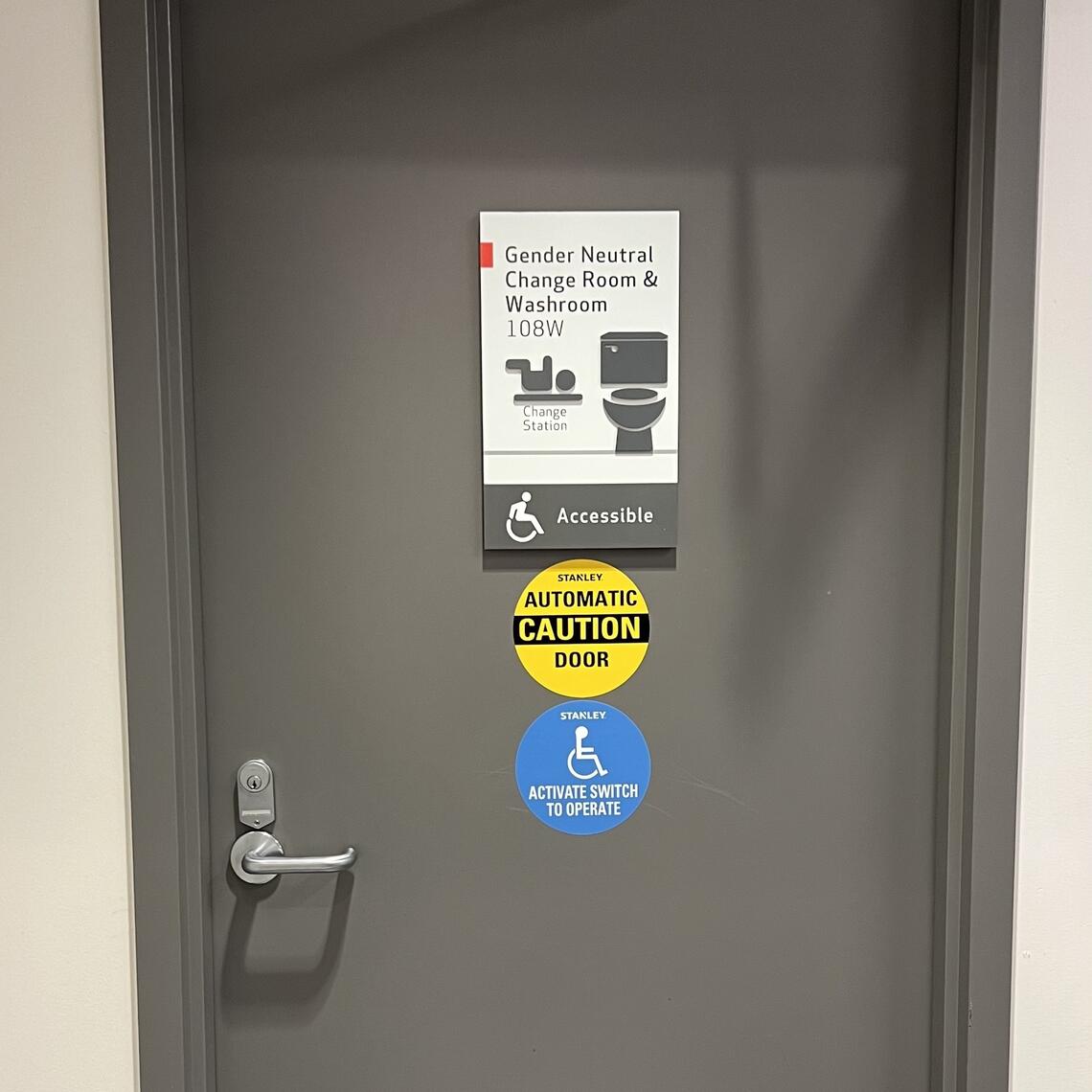 accessible washrooms