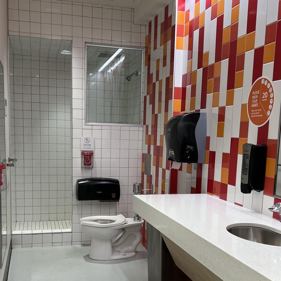 Gender neutral change room 