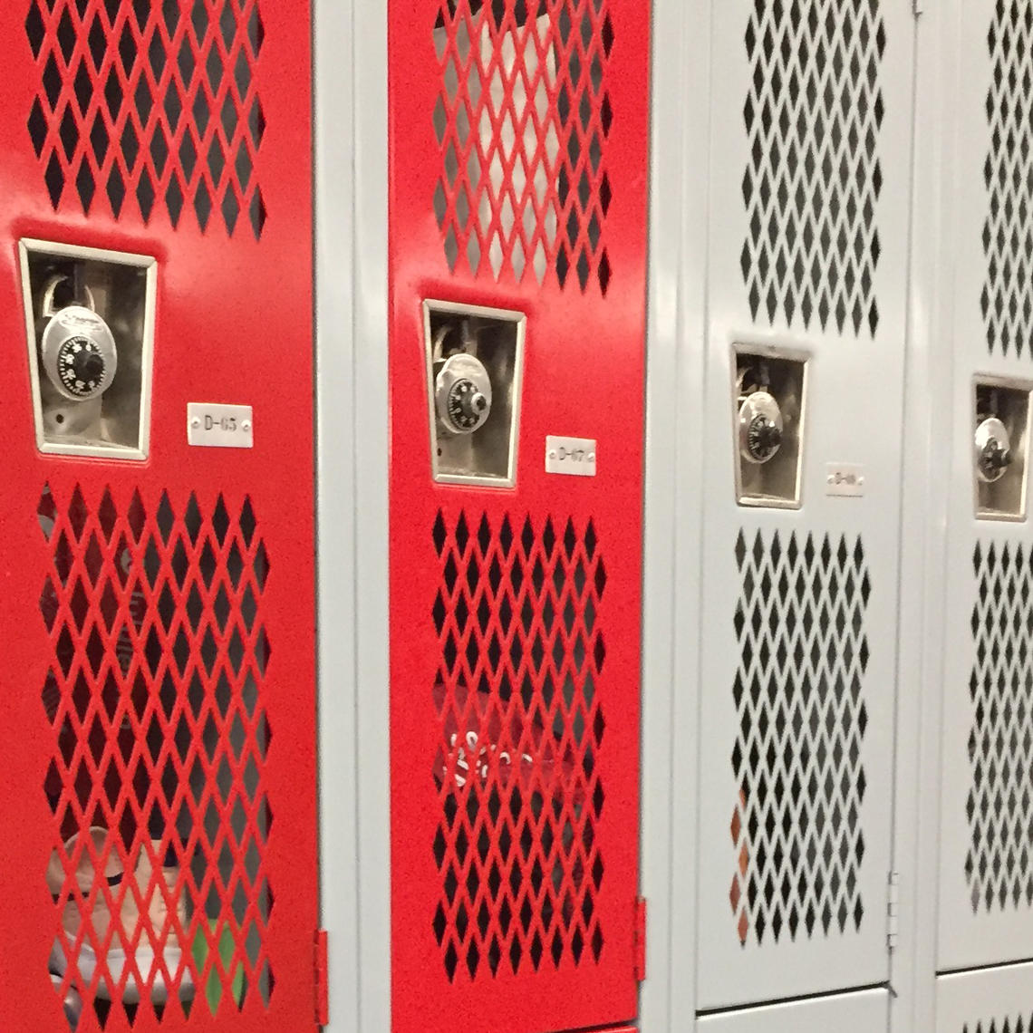changing room lockers