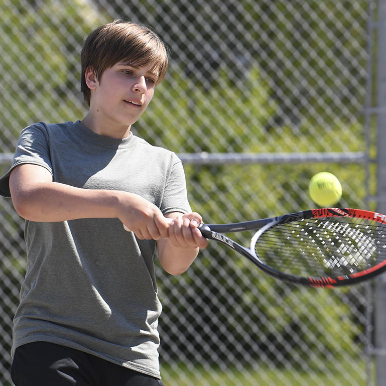 Tennis outside courts at UCalgary