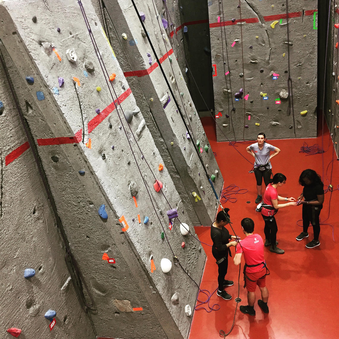 University of Calgary Climbing wall