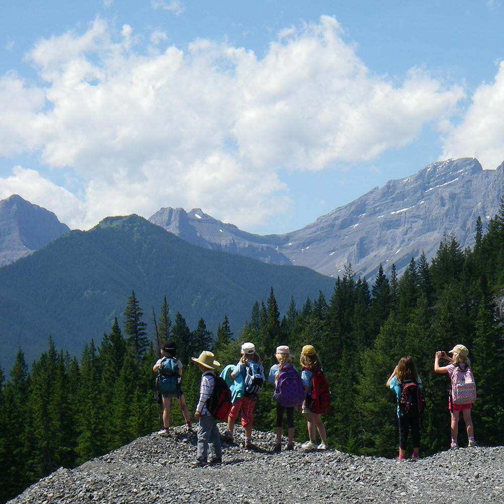 Outdoor Centre kids camp in the mountains