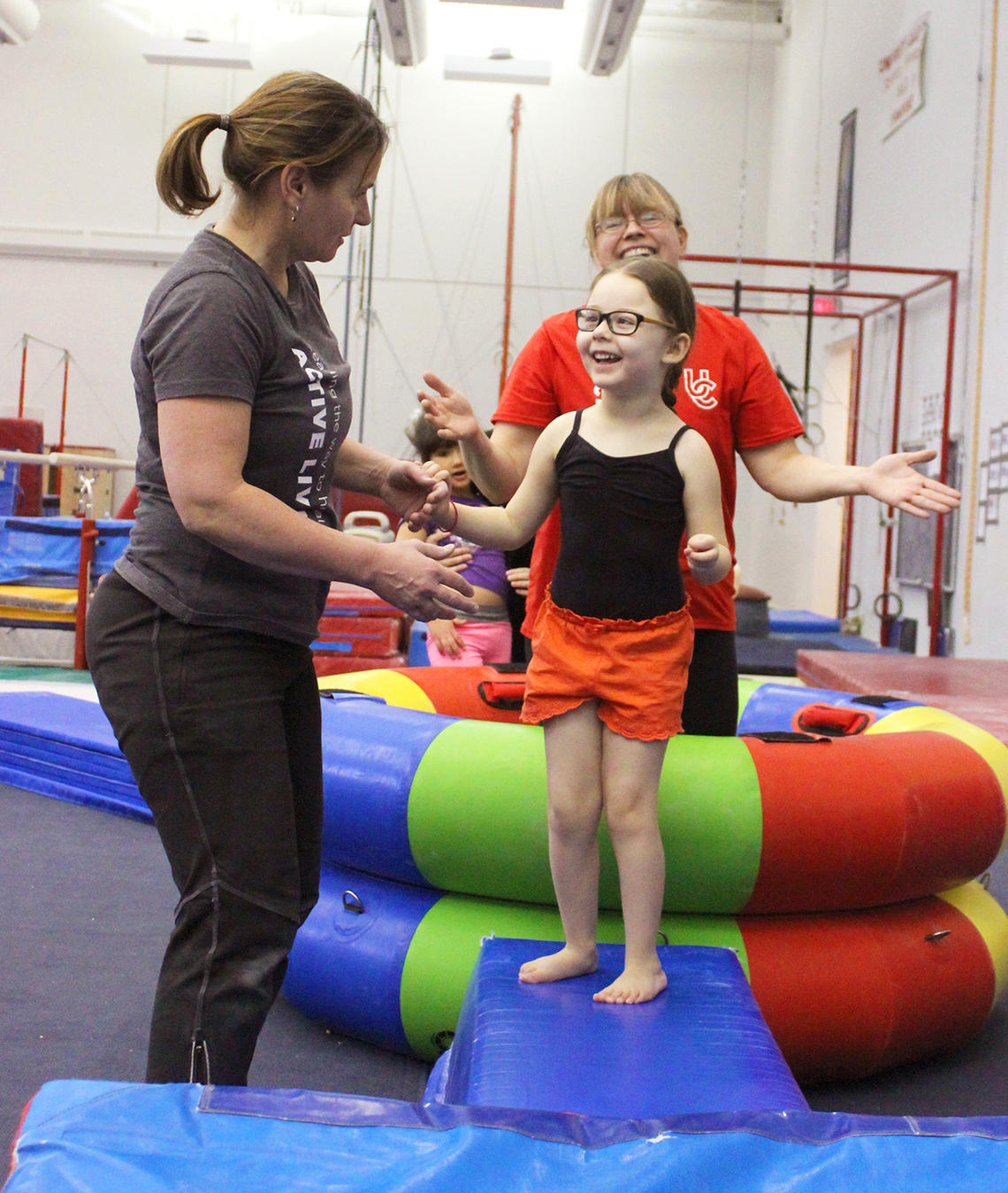 Preschool adapted gymnastics class at University of Calgary