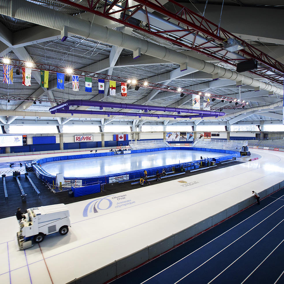 Olympic Oval ice