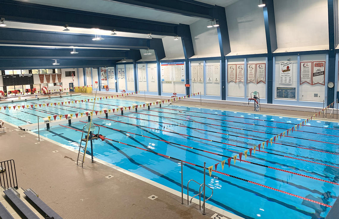 UCalgary Aquatic Centre pool overview 