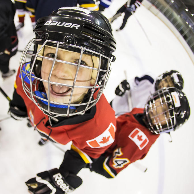 Kids Hockey program at UCalgary