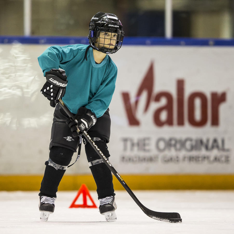 Young hockey player at UCalgary