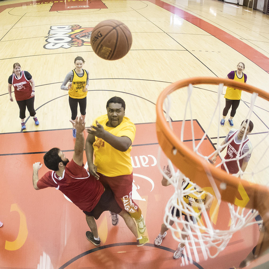 Basketball rec game at UCalgary