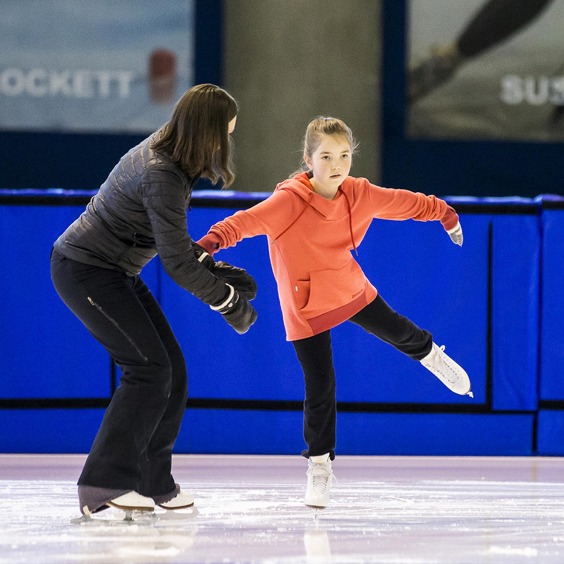 Figure skating class at UCalgary