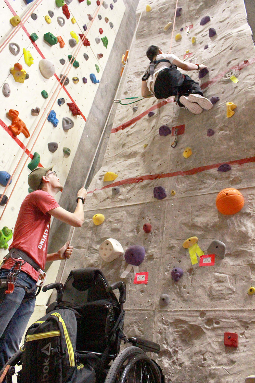 UCalgary adapted climbing harness