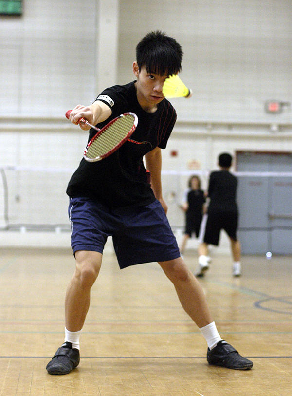 Kids playing badminton 1