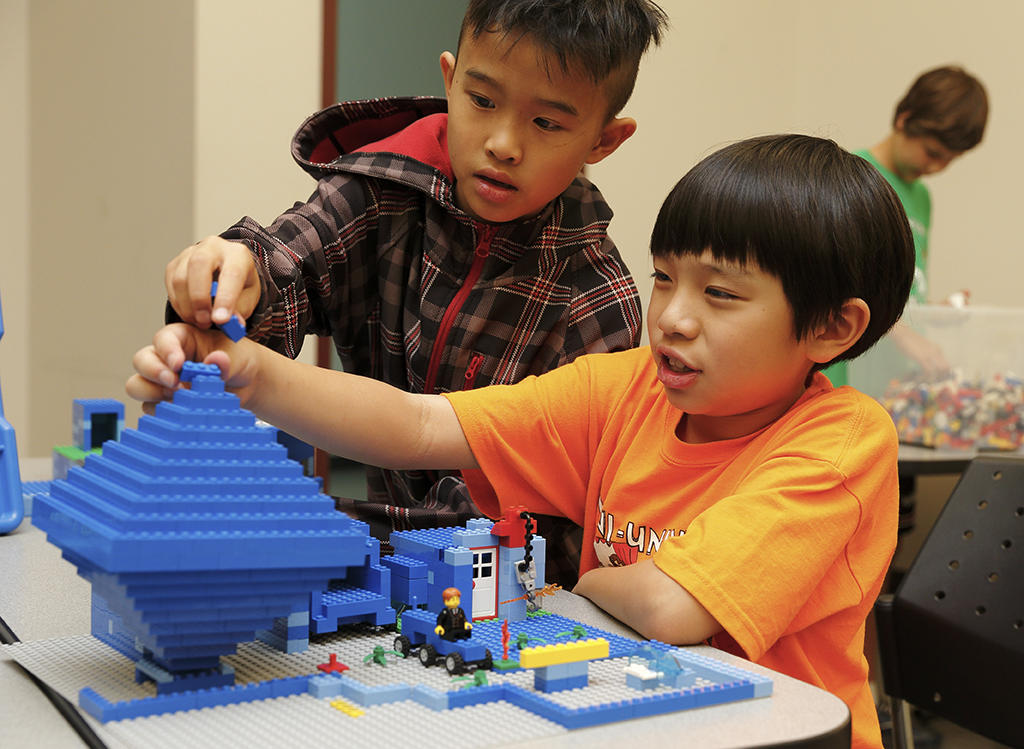 Lego brick builders event at UCalgary