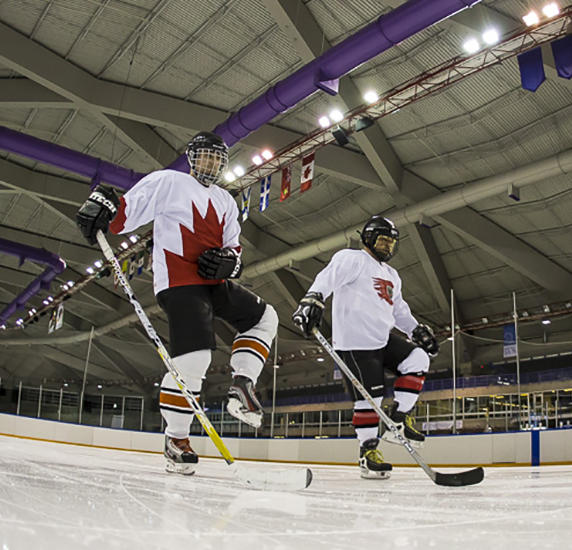 Power skating program at UCalgary