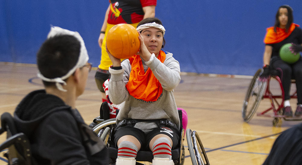 Adapted sport camp at University of Calgary
