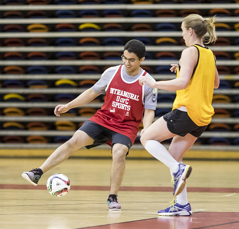 UCalgary intramural soccer game