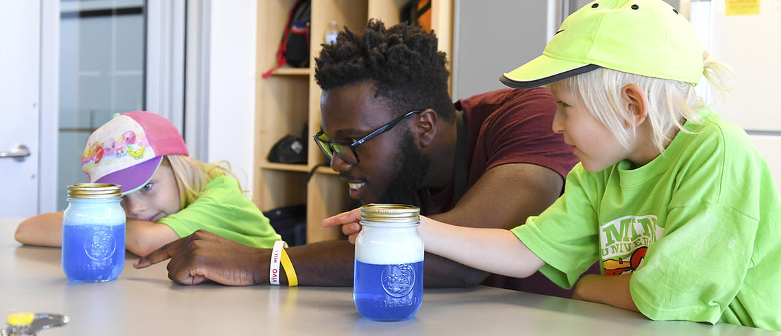 Science experiments for kids at UCalgary