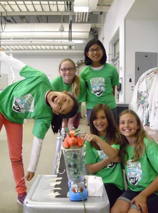 Rube Goldberg Machine activity with UCalgary Minds in Motion