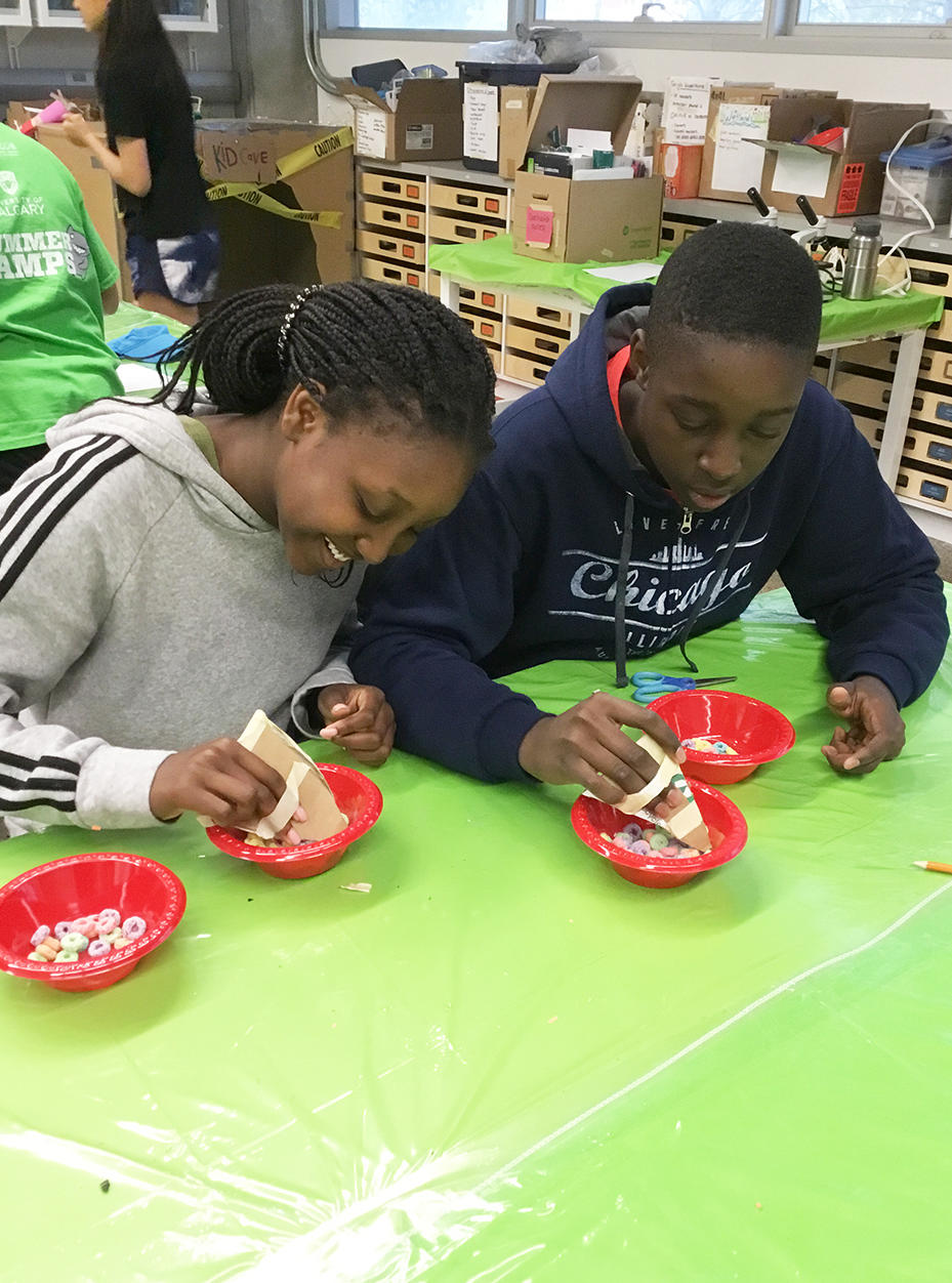 UCalgary Minds in Motion - bird beak challenge