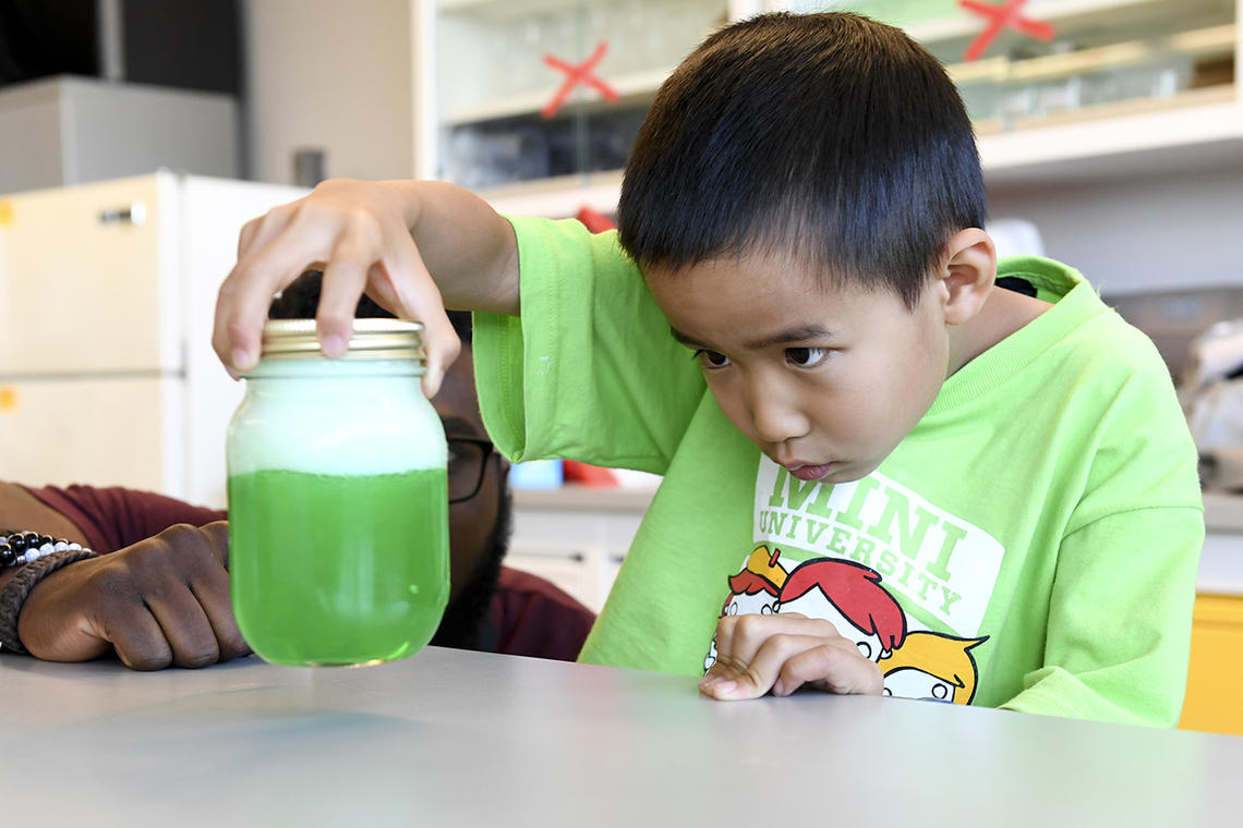 Youth in science camp