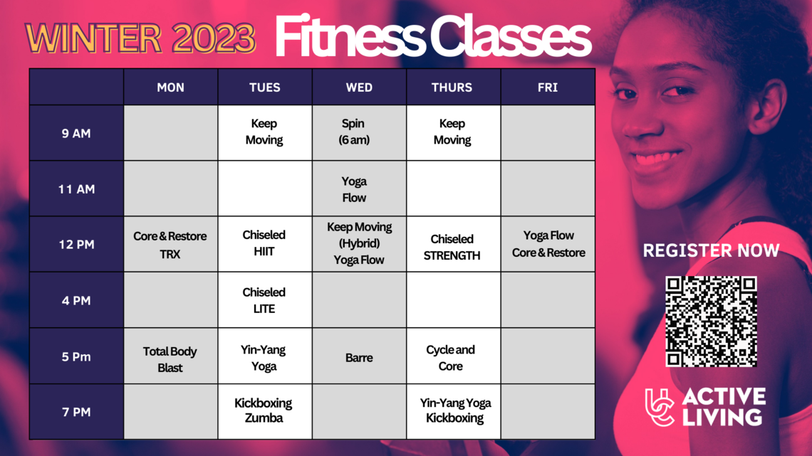 Winter 2023 Fitness Classes