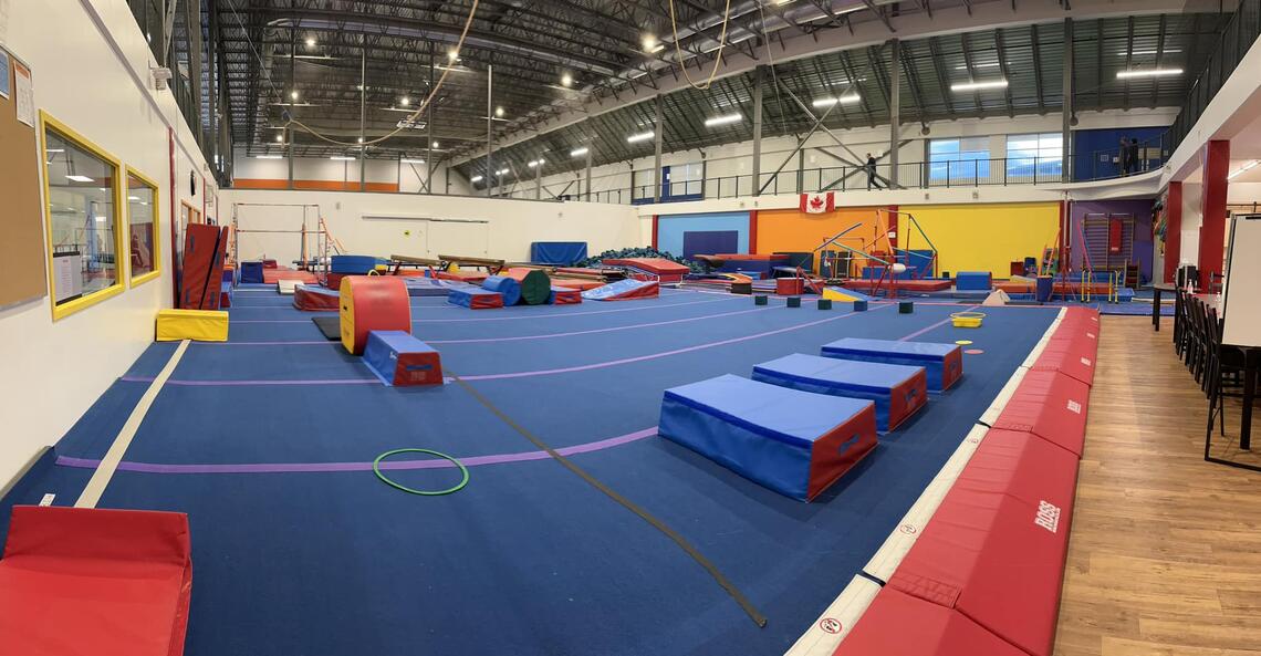 View of cochrane gymnastics 