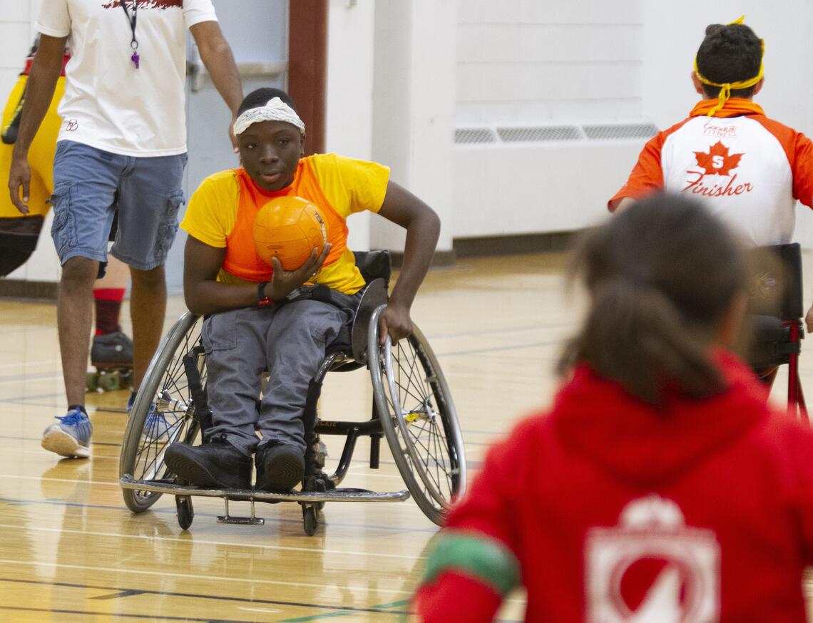 Adaptive sports program for kids