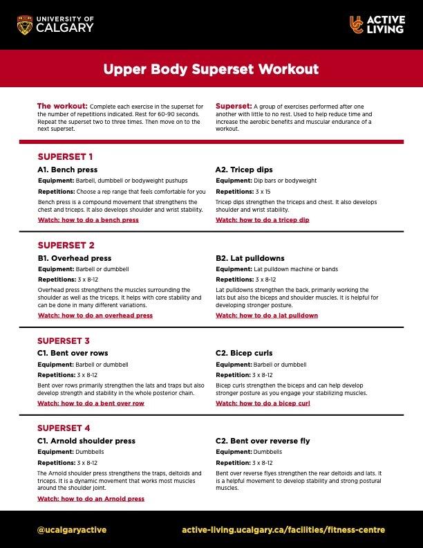 upper body super set