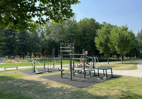 Outdoor Fitness Area Image