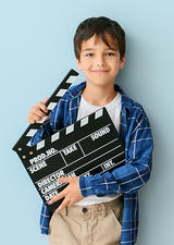 Kids ready to make a movie