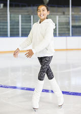 Figure skater in lessons at University of Calgary