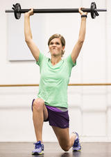 woman in fitness class at UCalgary