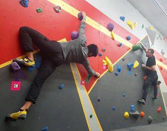 Bouldering wall